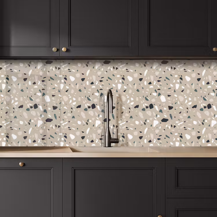 Schienale cucina - Terrazzo - Motivo - Verde — 6