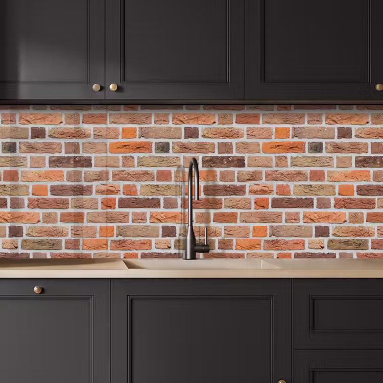 Schienale cucina - Mattoni - Tonalità della terra - Muro - Rustico — 6