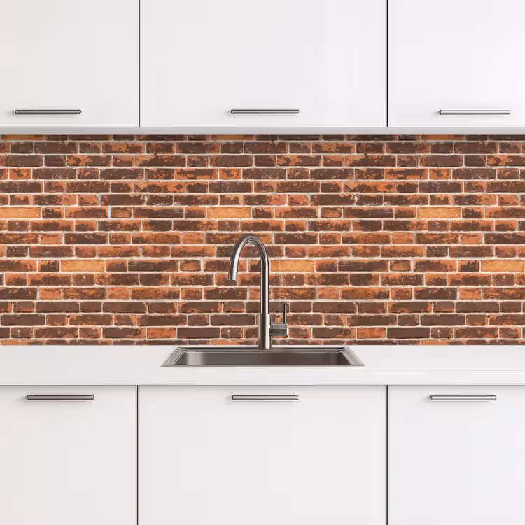 Schienale cucina - Mattoni - Vecchi - Muro - Decolorazione — 4