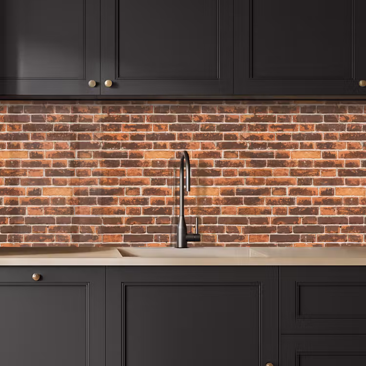Schienale cucina - Mattoni - Vecchi - Muro - Decolorazione — 6