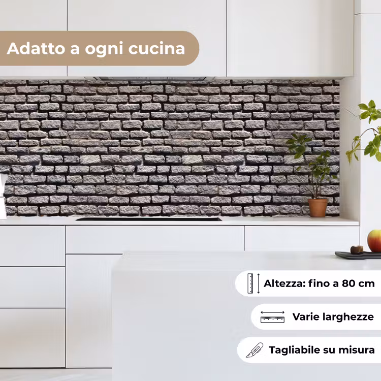 Schienale cucina - Pavimentato - Robusto - Muro - Pietra — 7