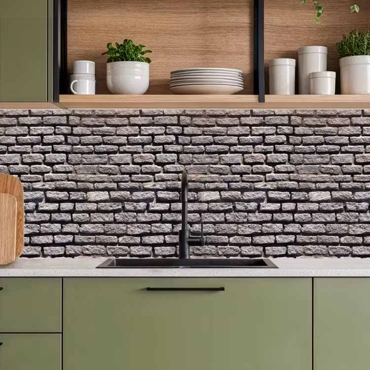 Schienale cucina - Pavimentato - Robusto - Muro - Pietra — 8