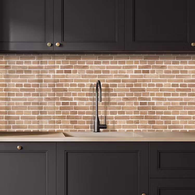 Schienale cucina - Pietre - Marrone - Luce - Modello — 6