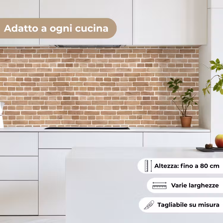 Schienale cucina - Pietre - Marrone - Luce - Modello — 7