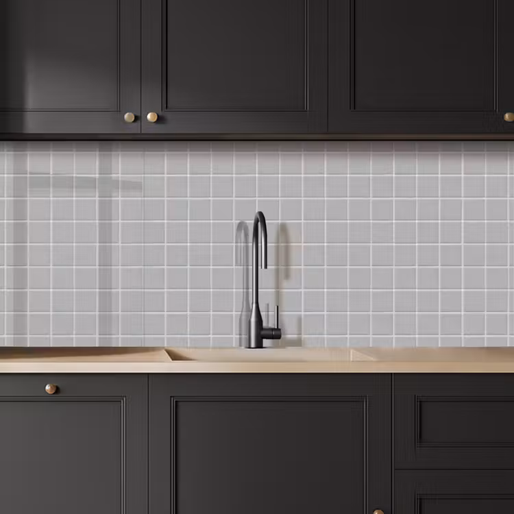 Schienale cucina - Mosaico - Piastrelle - Grigio — 6