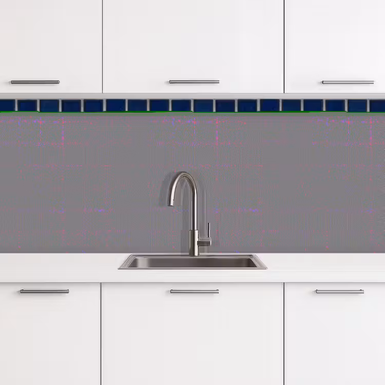 Schienale cucina - Mosaico - Piastrelle - Lucido - Blu — 4