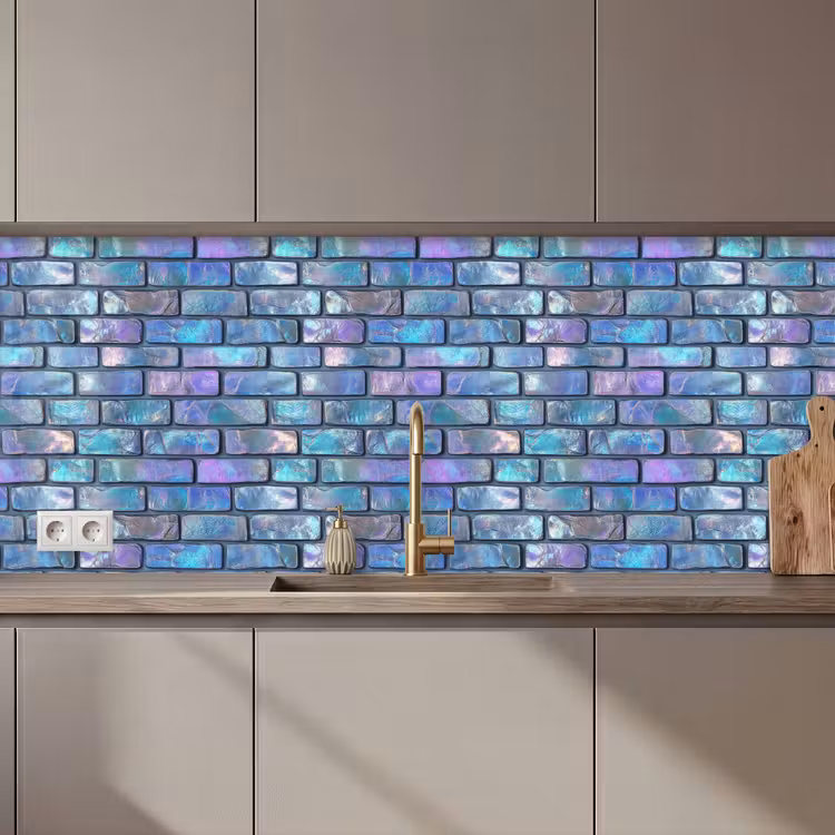 Schienale cucina - Parete - Iridescente - Colori — 1