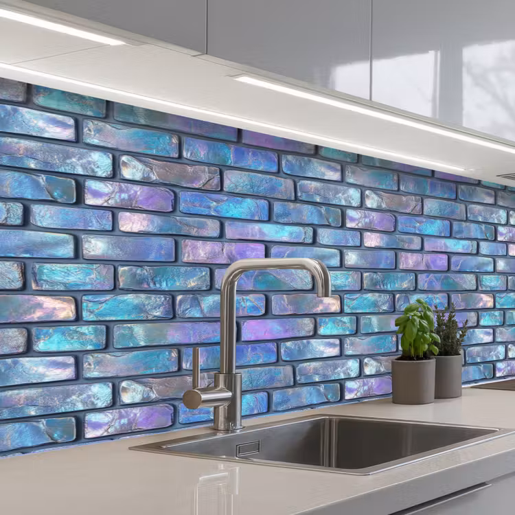 Schienale cucina - Parete - Iridescente - Colori — 2