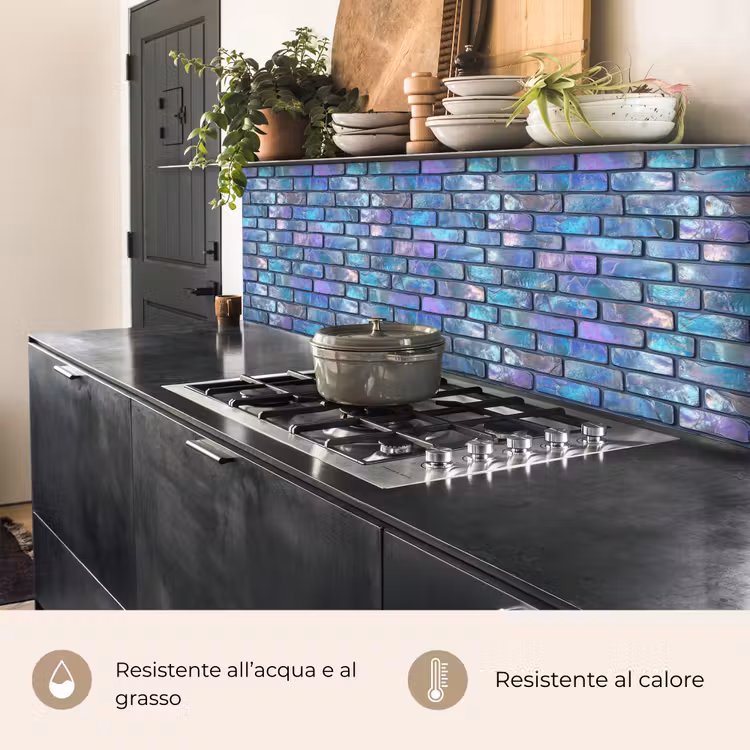 Schienale cucina - Parete - Iridescente - Colori — 5