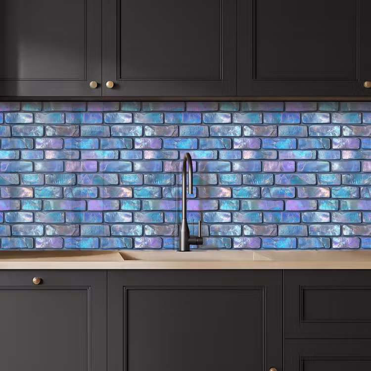 Schienale cucina - Parete - Iridescente - Colori — 6