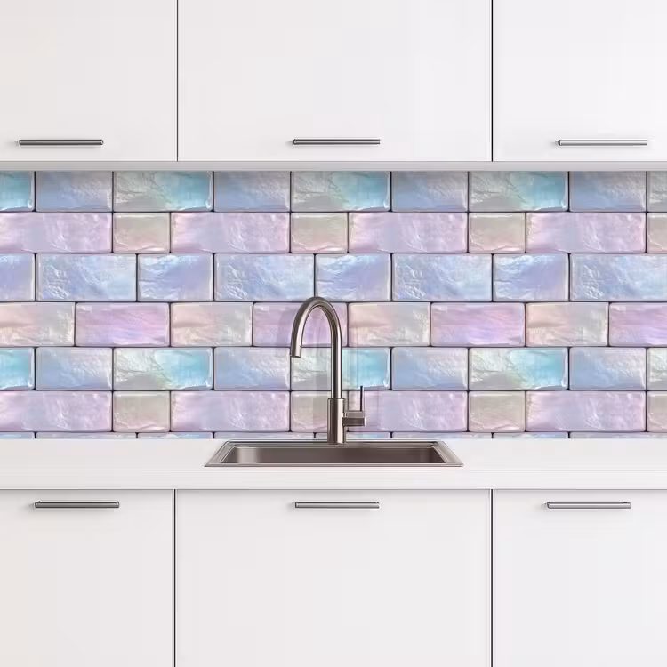 Schienale cucina - Pastello lucido - Pietra - Riflesso — 4