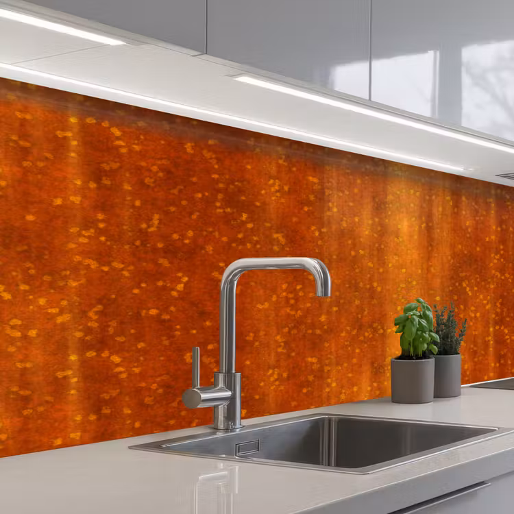 Schienale cucina - Ruggine - Arancione - Rosso - Macchie — 2