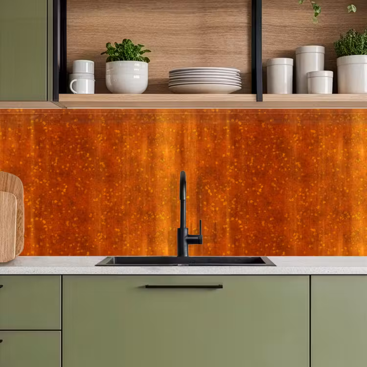 Schienale cucina - Ruggine - Arancione - Rosso - Macchie — 8