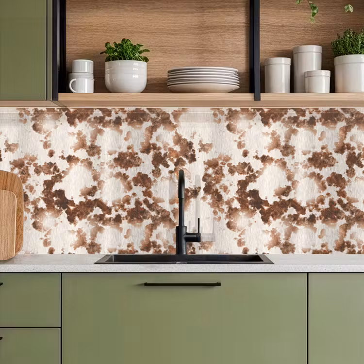 Schienale cucina - Ruggine - Marrone - Macchie - Metallo — 8
