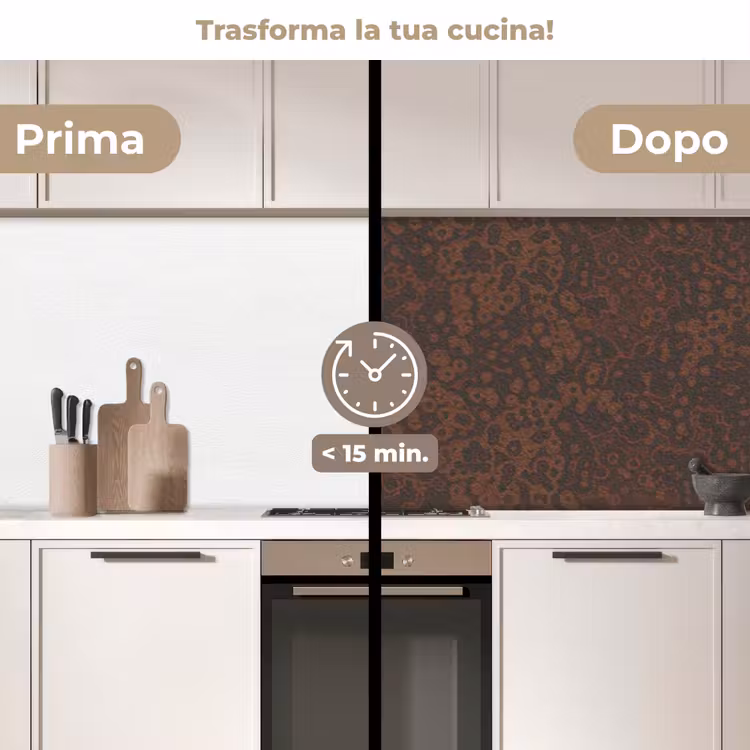 Schienale cucina - Scuro - Marrone - Ruggine — 3