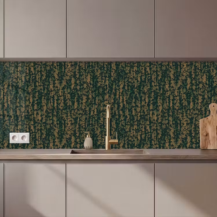Schienale cucina - Verde - Marrone - Macchie - Ruggine — 1
