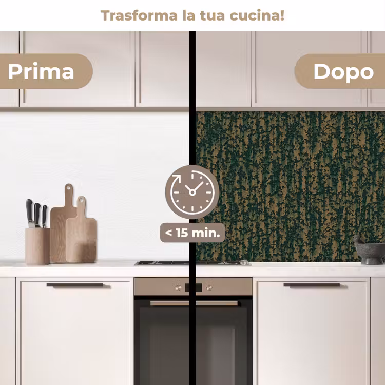 Schienale cucina - Verde - Marrone - Macchie - Ruggine — 3