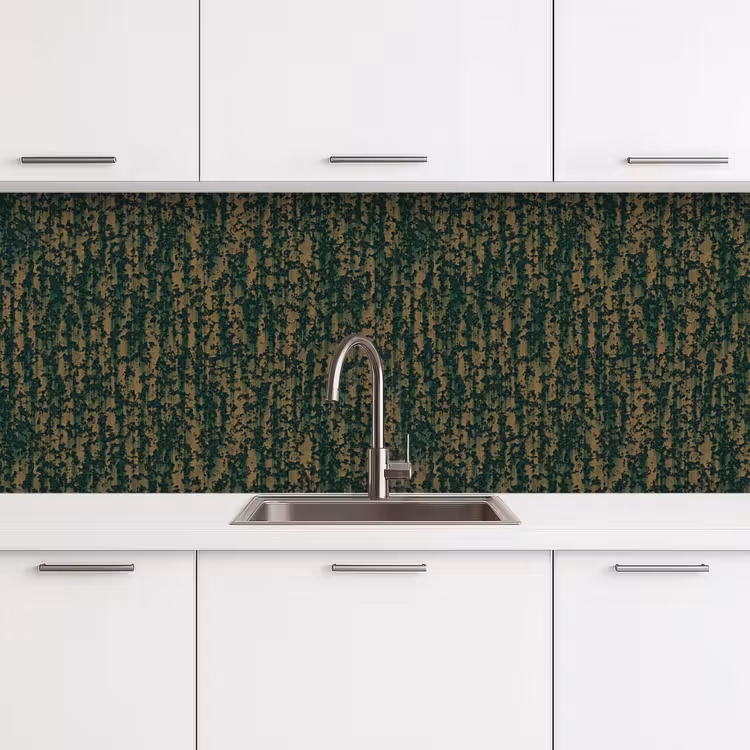 Schienale cucina - Verde - Marrone - Macchie - Ruggine — 4