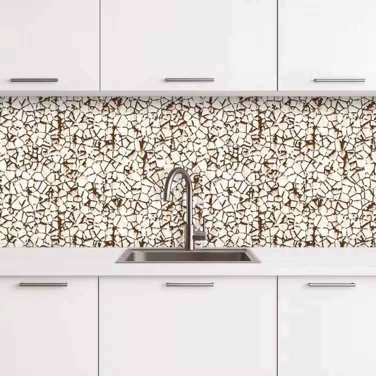 Schienale cucina - Beige - Motivo - Ruggine - Vernice — 4