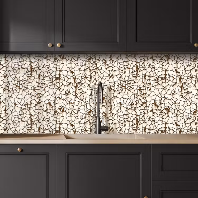 Schienale cucina - Beige - Motivo - Ruggine - Vernice — 6