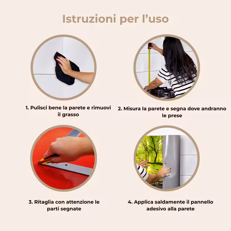Schienale cucina - Foresta - Paesaggio - Acqua - Alberi - Sole - Verde - Natura — 8