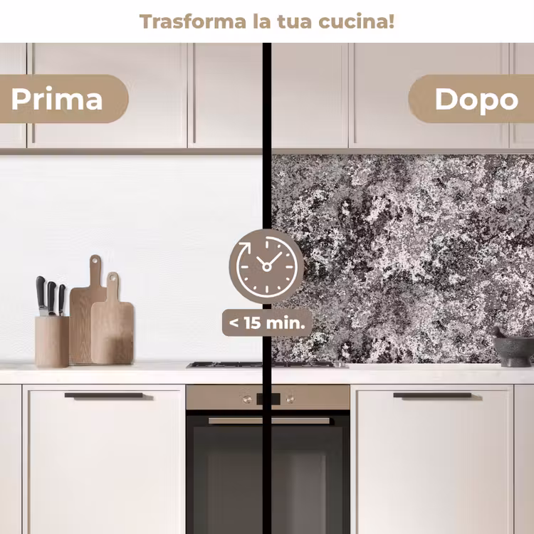 Schienale cucina - Grigio - Ruggine - Motivo — 3