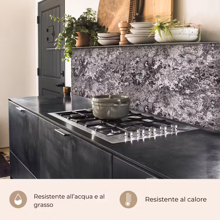Schienale cucina - Grigio - Ruggine - Motivo — 5