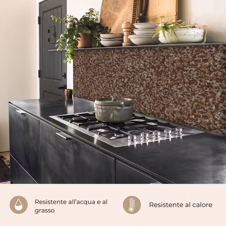 Schienale cucina - Macchie - Ruggine - Marrone - Grigio — 5