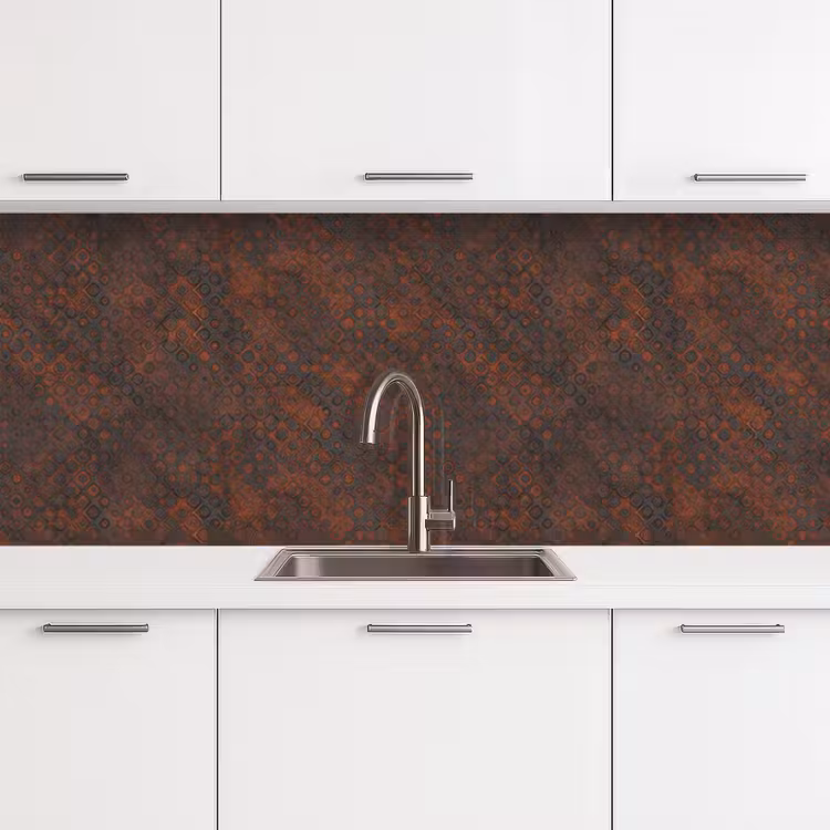 Schienale cucina - Modello - Ruggine - Marrone — 4