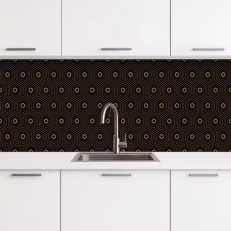 Schienale cucina - Oro - Illusione - Motivo — 4