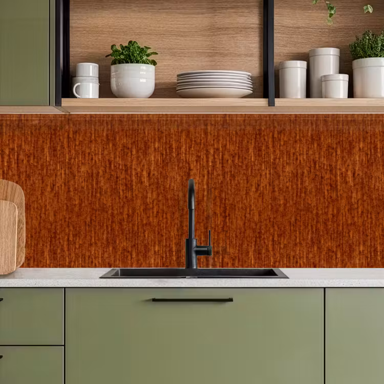 Schienale cucina - Rosso - Marrone - Metallo - Ruggine — 8