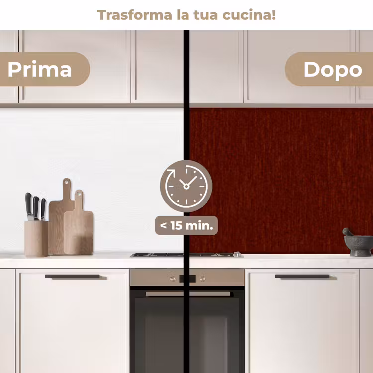 Schienale cucina - Rosso - Ruggine - Texture — 3