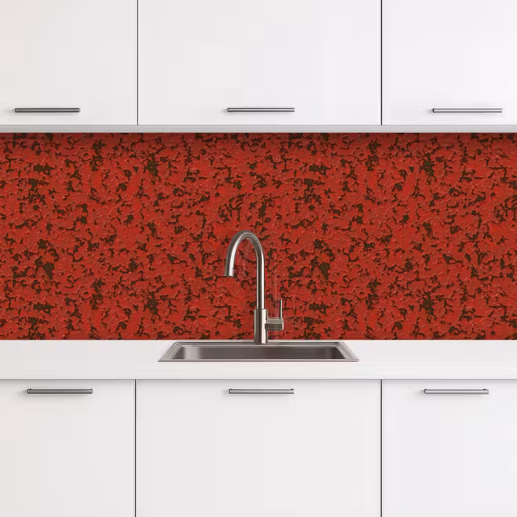 Schienale cucina - Ruggine - Rosso - Macchie — 4