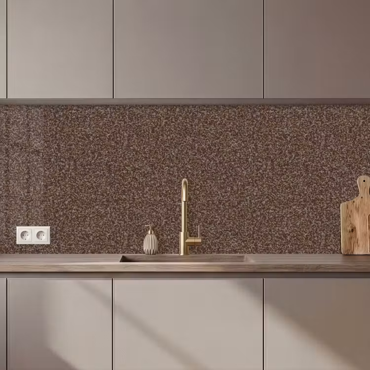 Schienale cucina - Ruvido - Ruggine - Marrone scuro — 1