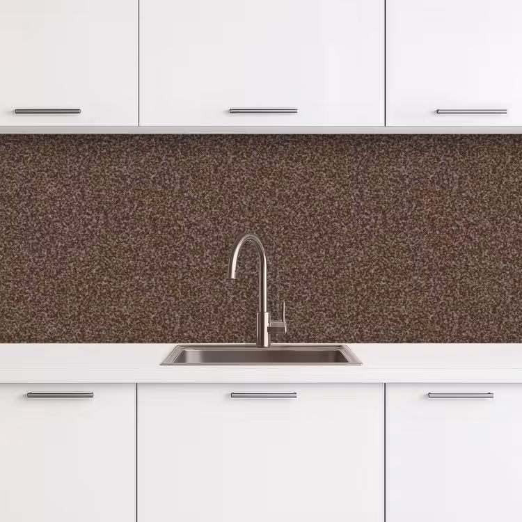 Schienale cucina - Ruvido - Ruggine - Marrone scuro — 4