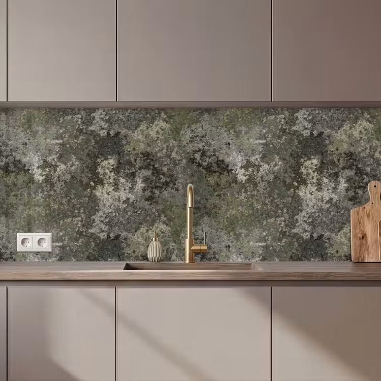 Schienale cucina - Verde - Ruggine - Macchie — 1