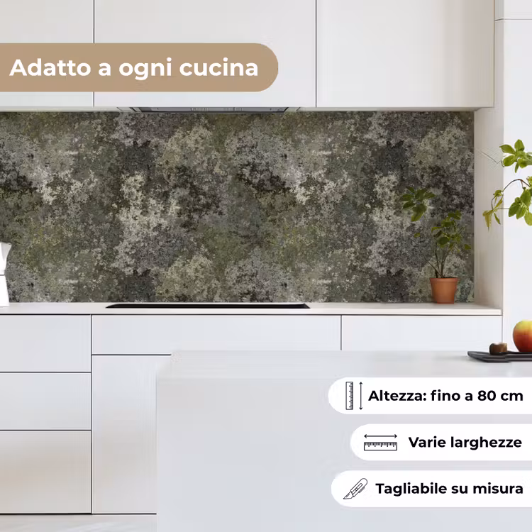 Schienale cucina - Verde - Ruggine - Macchie — 7
