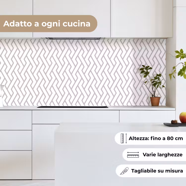 Schienale cucina - Grafica - Motivo - Moderno - Linea — 7