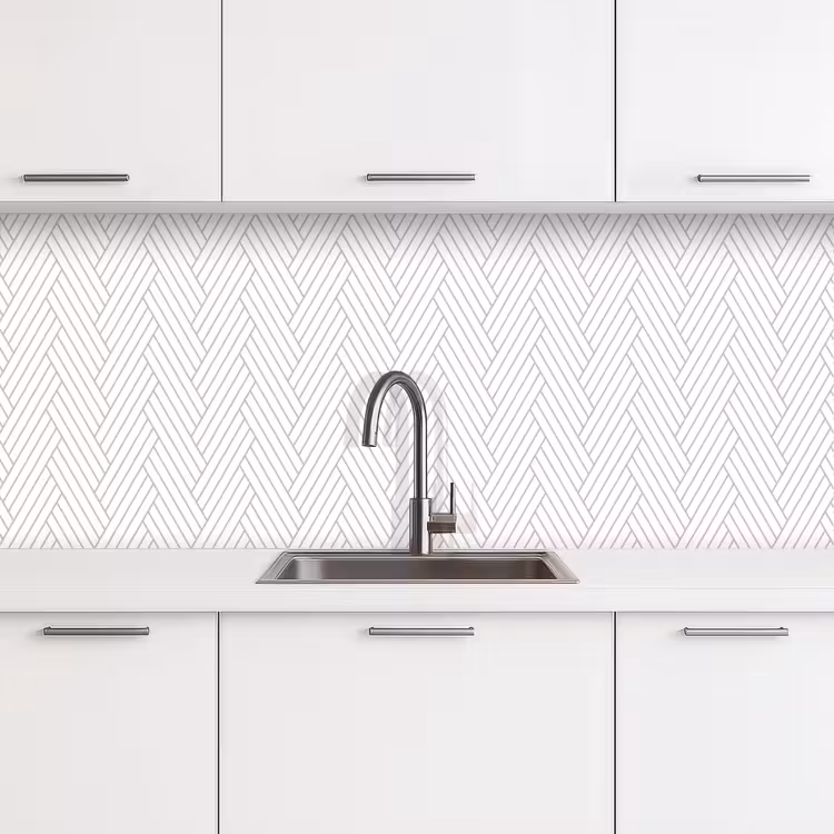 Schienale cucina - Grafica - Motivo - Moderno - Tessuto — 4