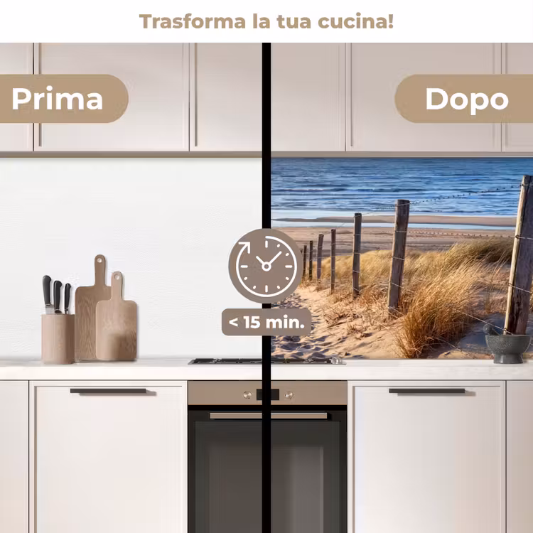 Schienale cucina - Sabbia - Spiaggia - Duna - Mare - Estate — 2