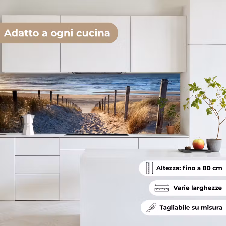 Schienale cucina - Sabbia - Spiaggia - Duna - Mare - Estate — 6