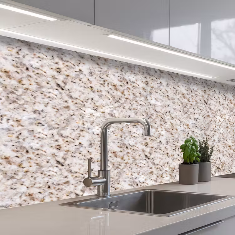 Schienale cucina - Bianco - Marrone - Granito — 2