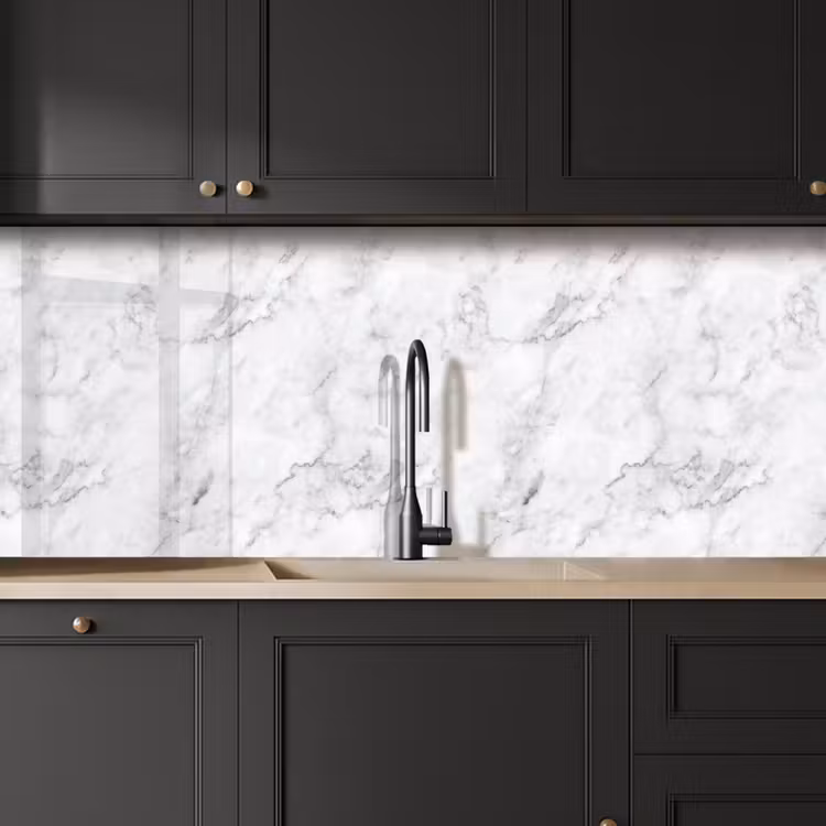 Schienale cucina - Classico - Marmo - Venature - Grigio — 6
