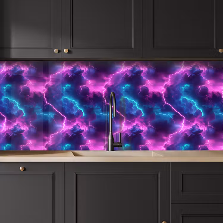Schienale cucina - Elettrico - Neon - Aria — 6