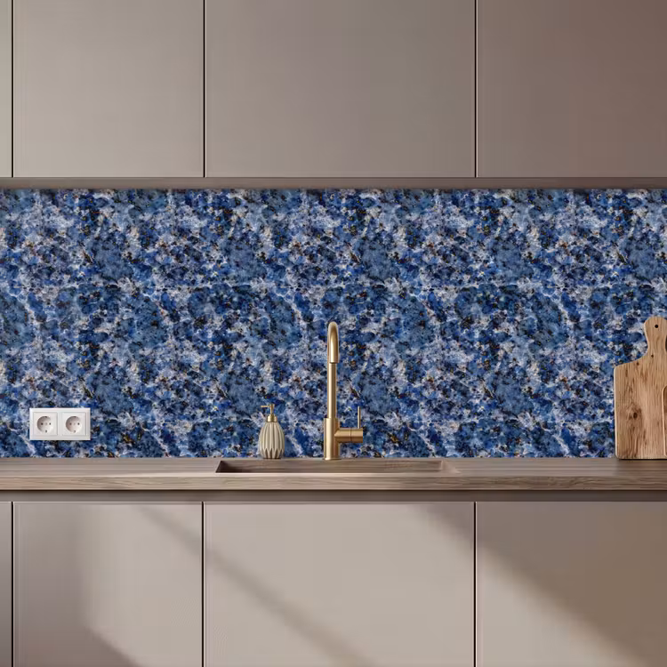 Schienale cucina - Granito - Blu - Fresco — 1