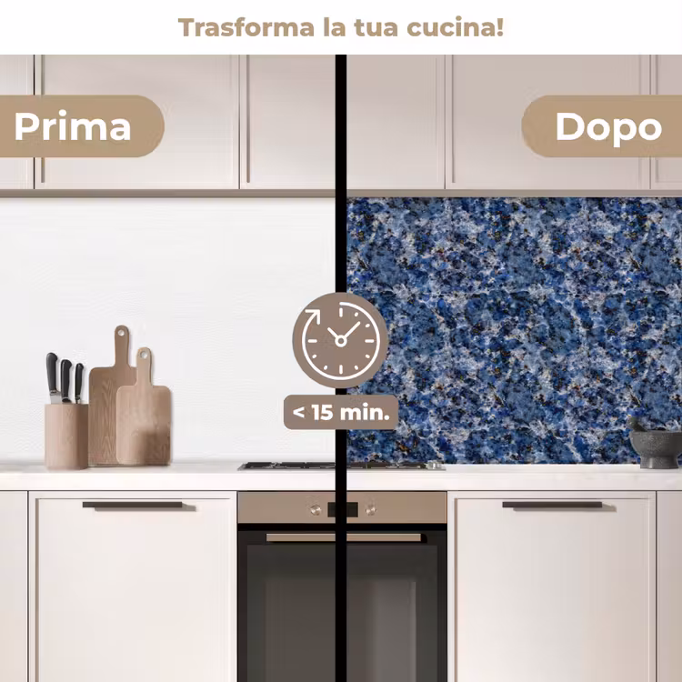Schienale cucina - Granito - Blu - Fresco — 3