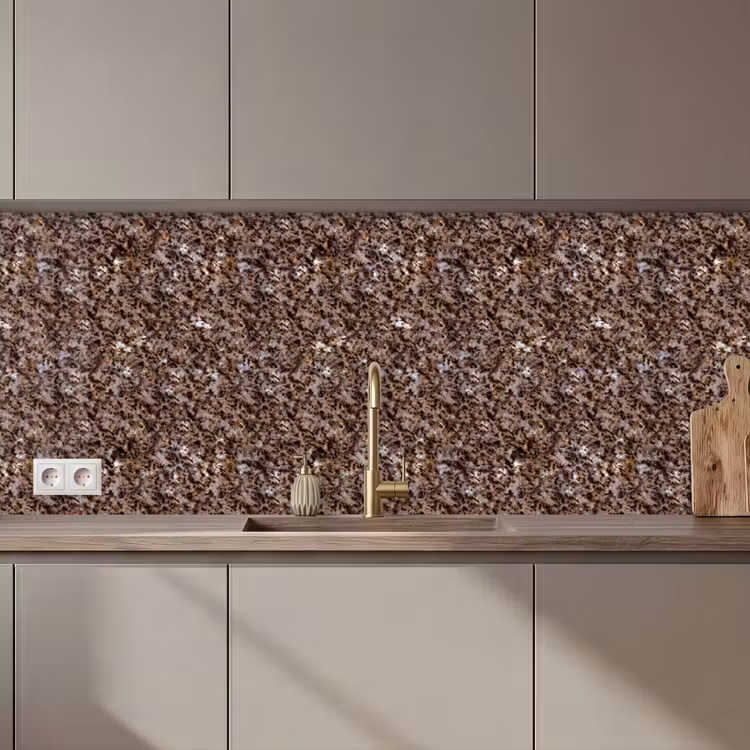 Schienale cucina - Granito - Marrone - Struttura — 1