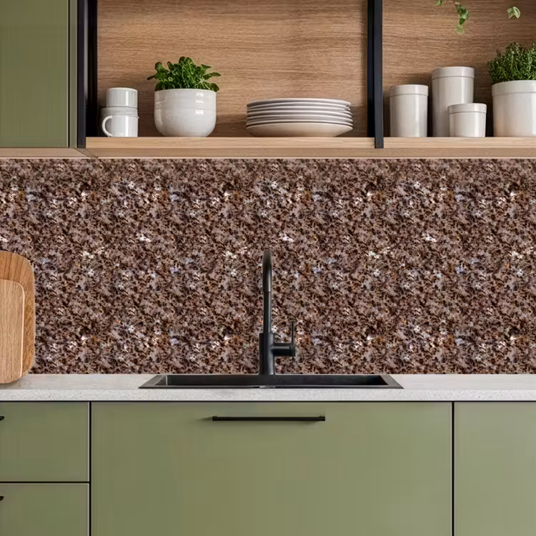 Schienale cucina - Granito - Marrone - Struttura — 8