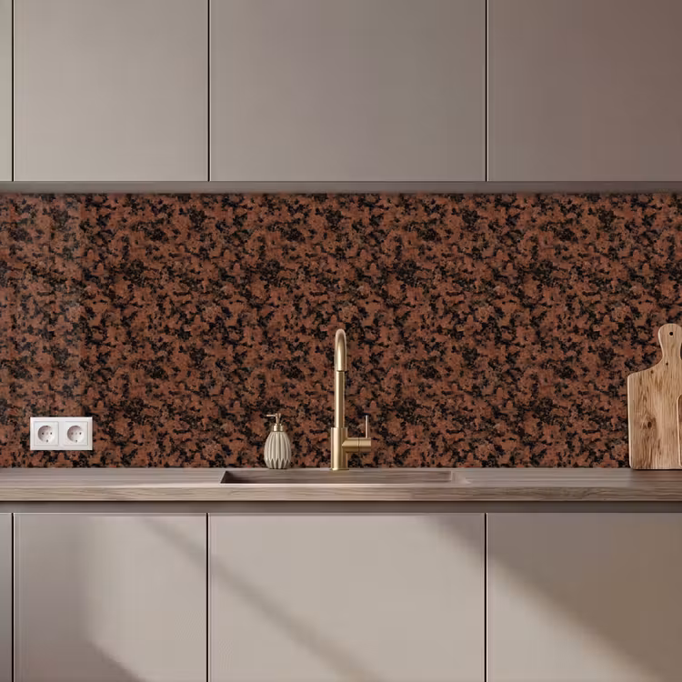 Schienale cucina - Granito - Rosso - Nero — 1