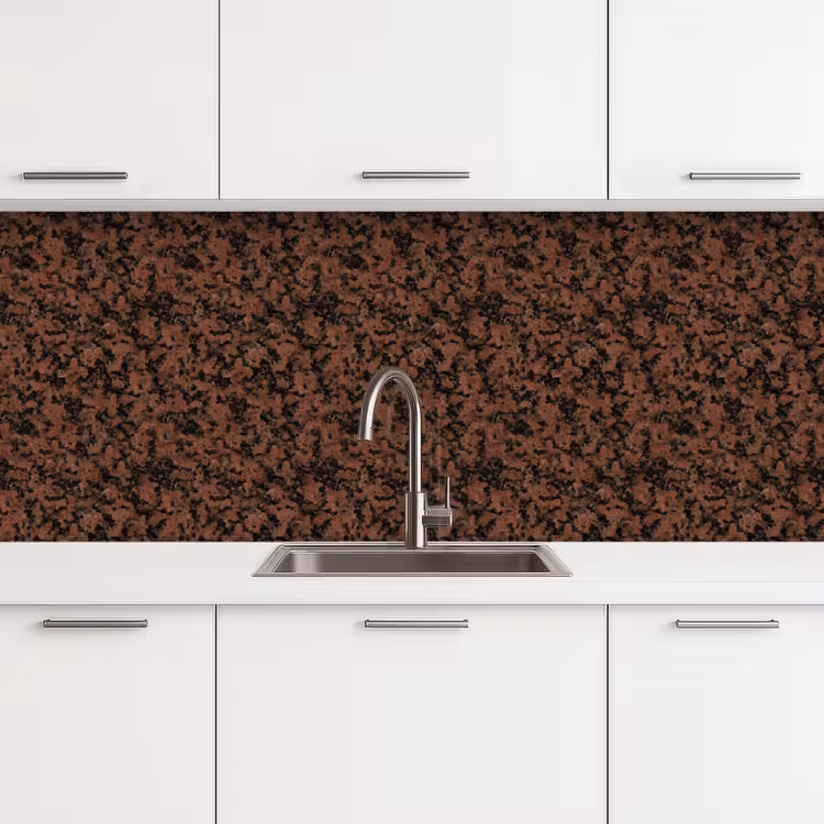 Schienale cucina - Granito - Rosso - Nero — 4